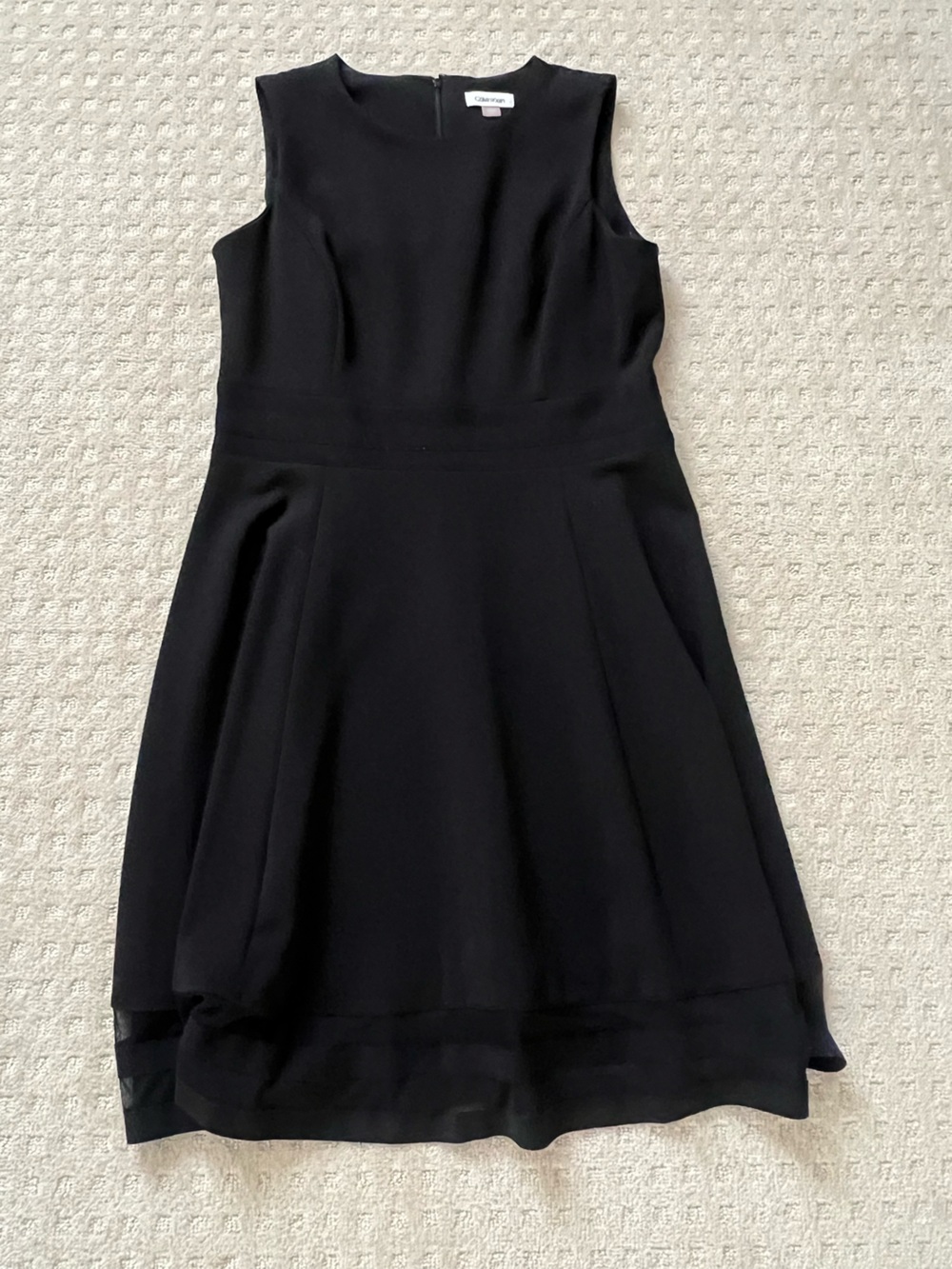 Calvin Klein Strapless Black Fit-and-Flare Dress